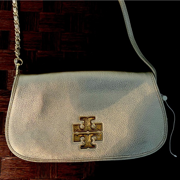 NEW! Tory Burch Britten Leather Crossbody bag - Picture 1 of 4